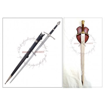 Aragorn Strider Sword with knife & Boromir Sword LOTR 